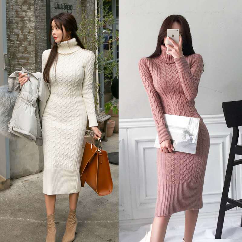 Slim Knit Dress, picture 5 of 8