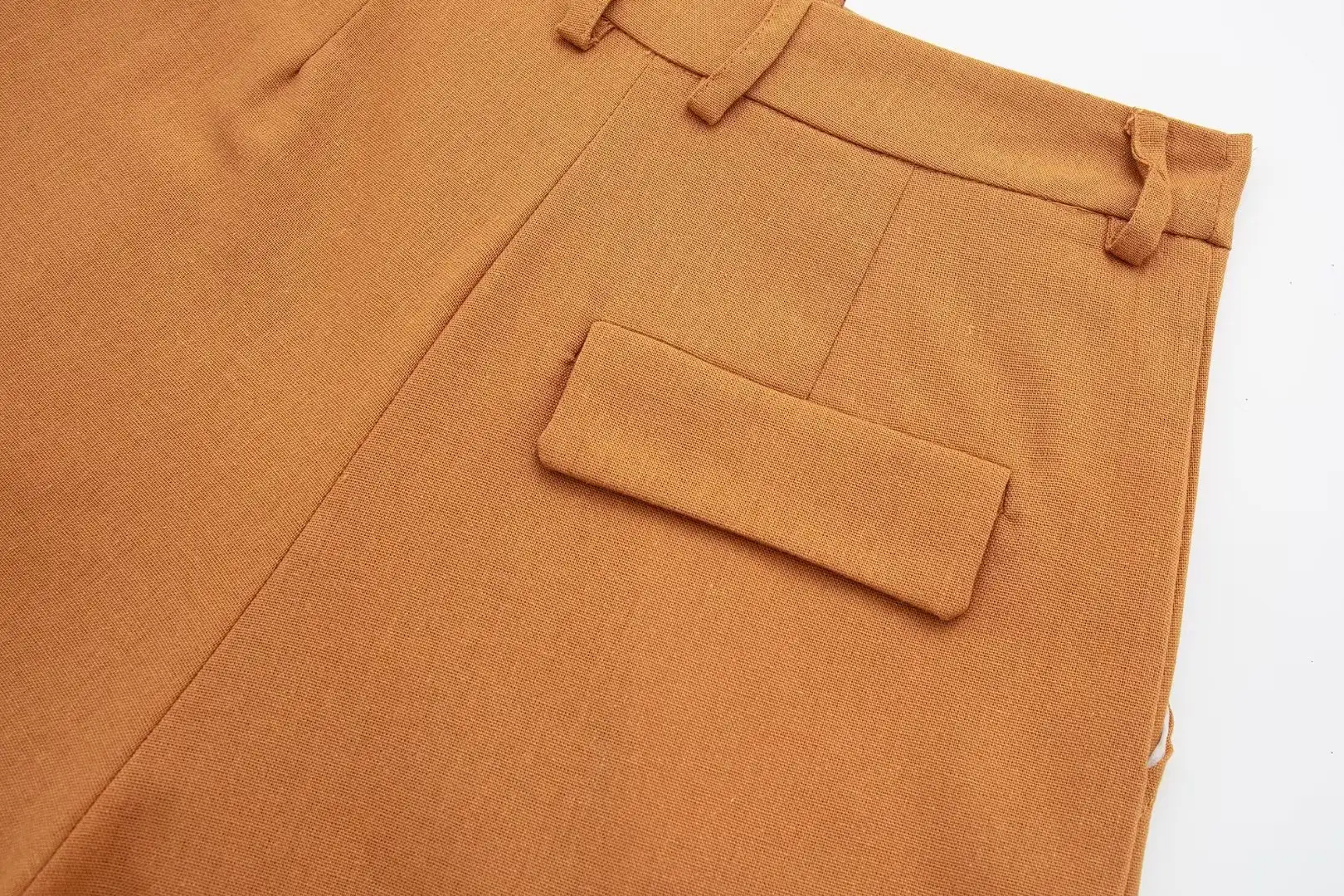 V-neck Single Breasted Vest High Waist Wide Leg Shorts Suit