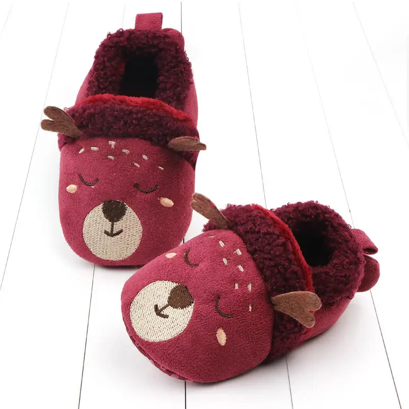Baby Shoes Adorable Infant Slippers Toddler Baby Boy Girl Knit Crib Shoes