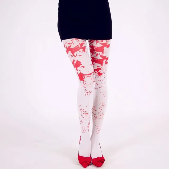 Halloween Bloody Pantyhose Holiday Funny Skull Costume Props A One Size - Shop at LoveMi