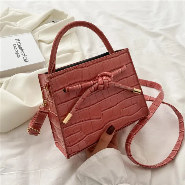 New Korean Style Single Shoulder Messenger Bag Female Mori Stone Pattern Pink - Shop at LoveMi