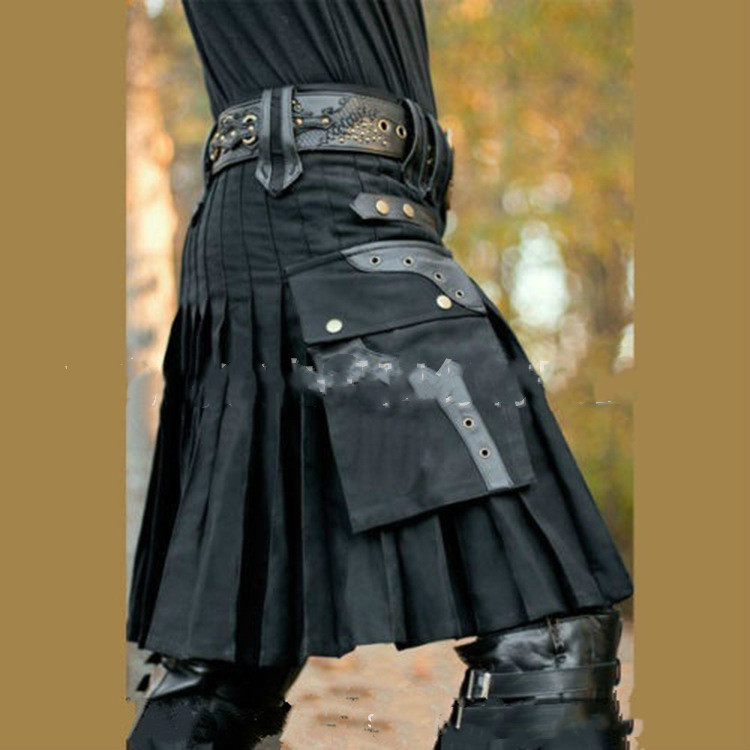 Title 2, Falda-pantalón inglesa retro medieval para hombre