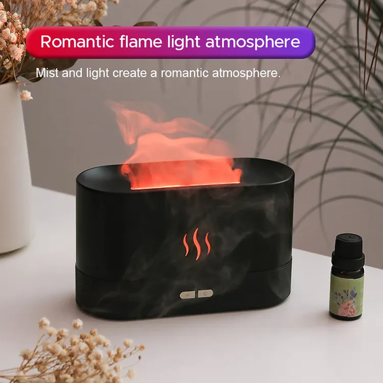 Best Selling USB Ultrasonic Flame Humidifier Led