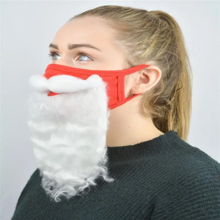 Santa Beard Dress Up Dust-proof Cotton Face