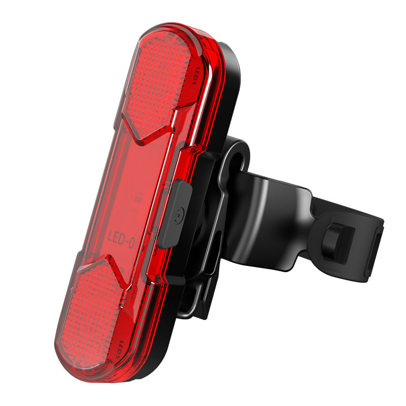 USB rechargeable outdoor waterproof light power display mountain night riding light — foto 11