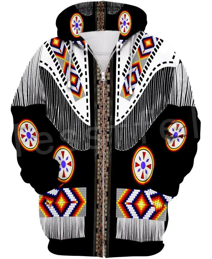 Oversized Graphic Print Zip-Up Hoodie with Hooded Long Sleeves