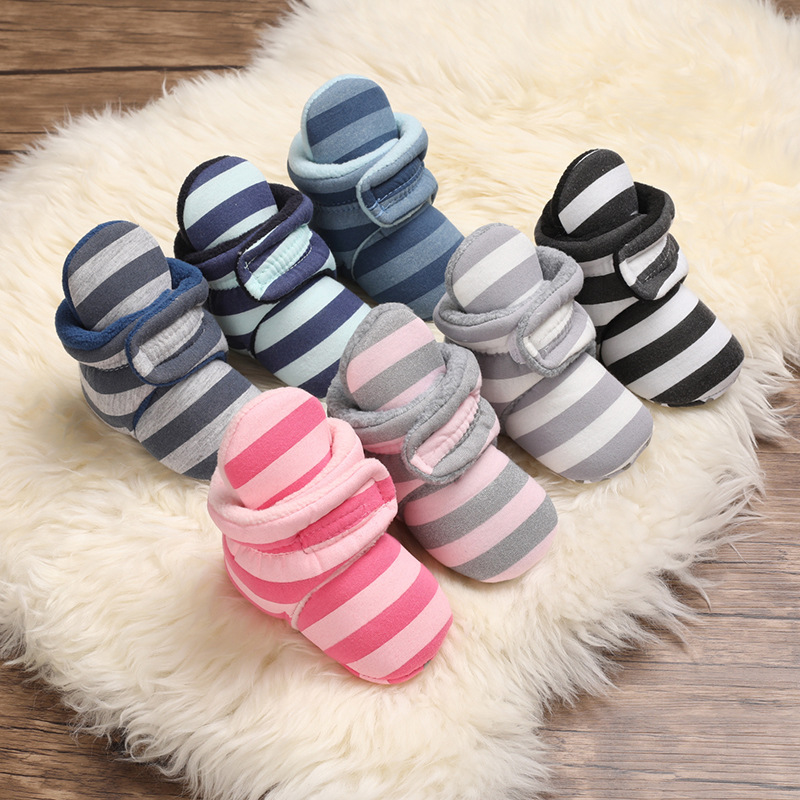 Warm Baby Shoes With Soft Sole And Velvet