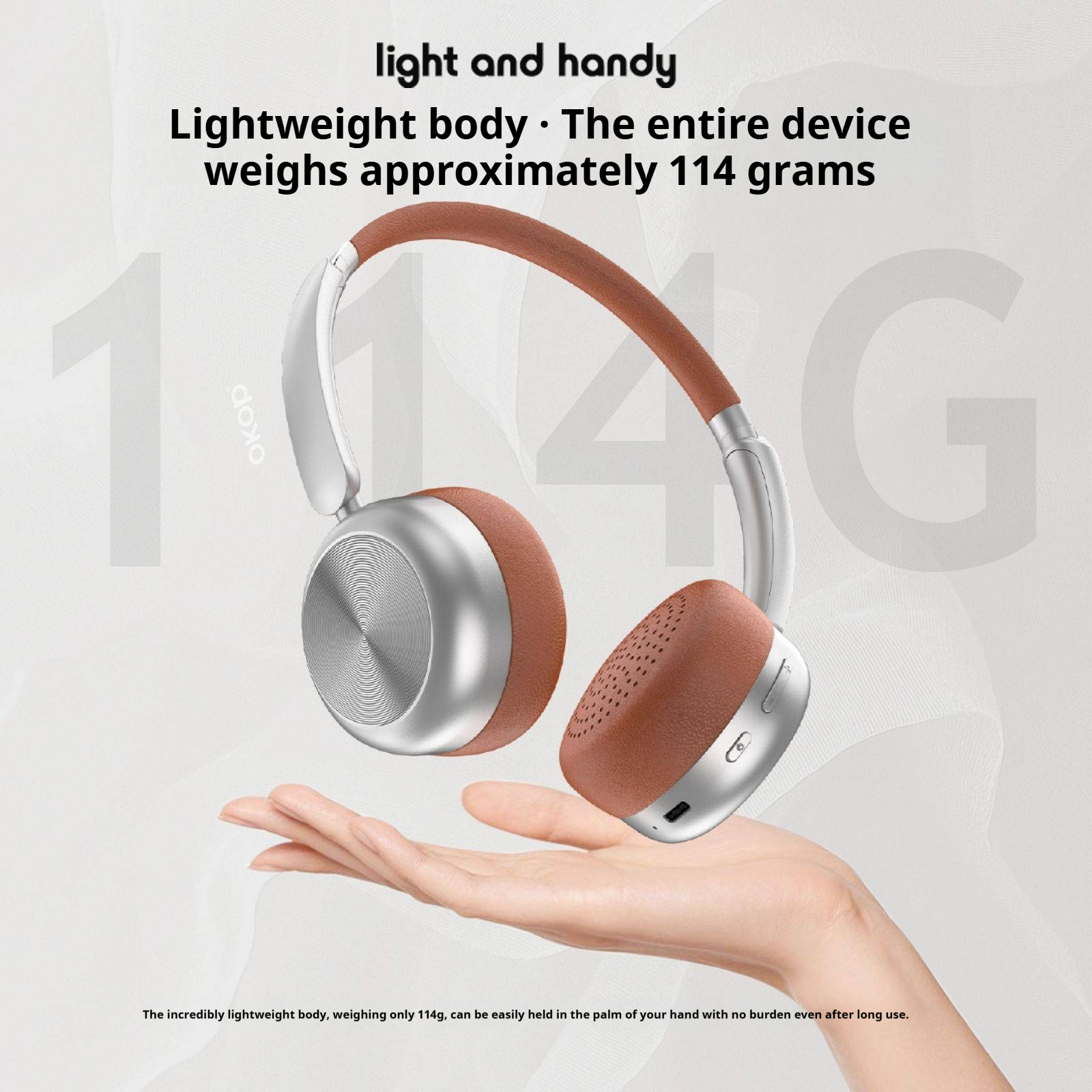 KP-H106 In-Stock Bluetooth Headphones New Retro Style Active Noise Cancellation Stylish Design Extra-Long Battery Life Superior Sound Quality Factory Direct 3