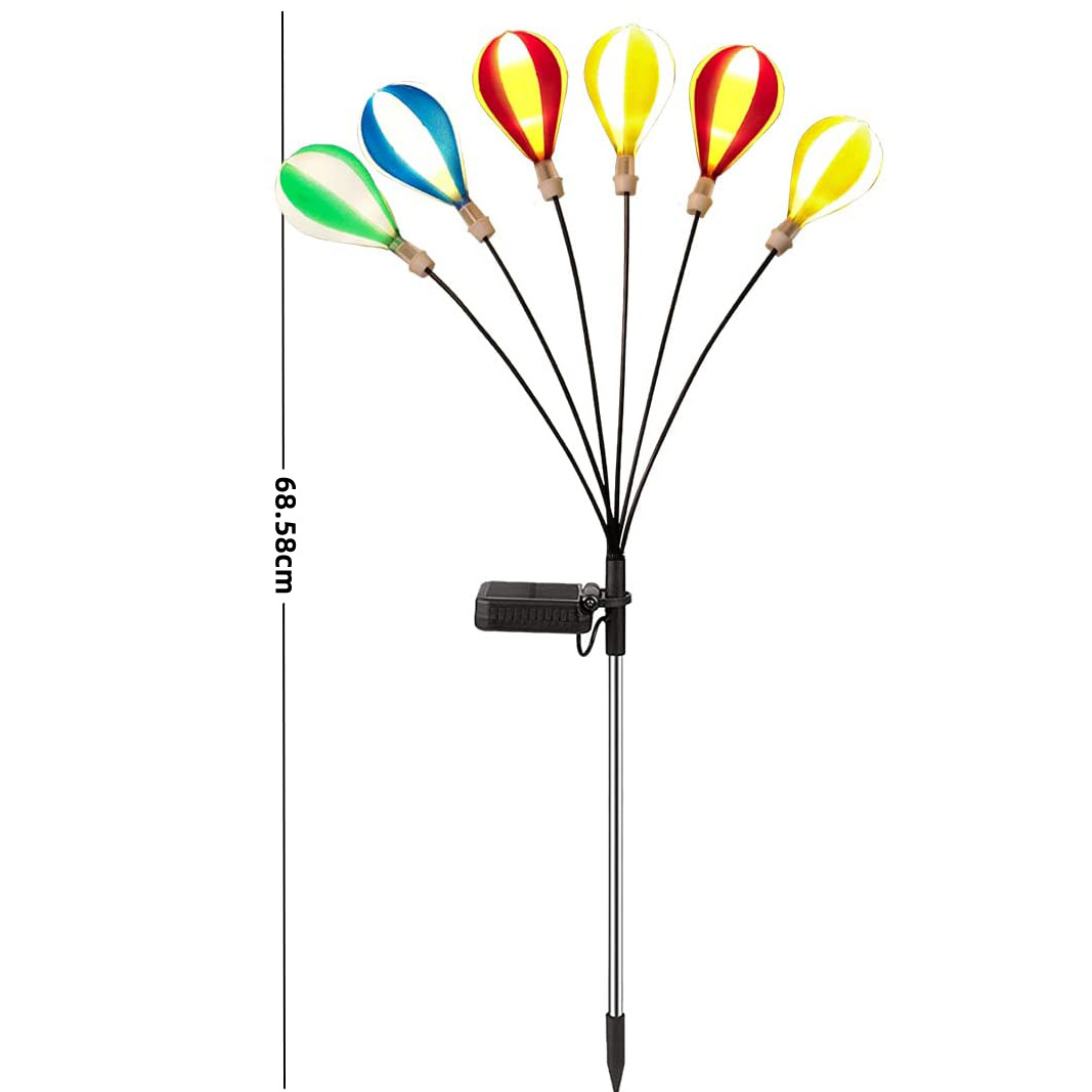 Title 3, Solar Hot Air Balloon Swing Led Firefly