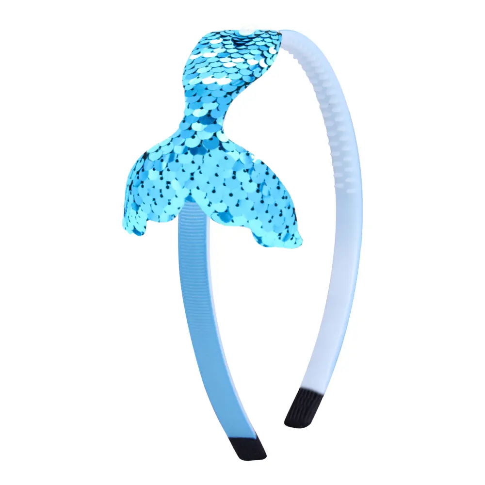 Sequined Hair Accessories Mermaid Tail Flip Fish Scale Pearl