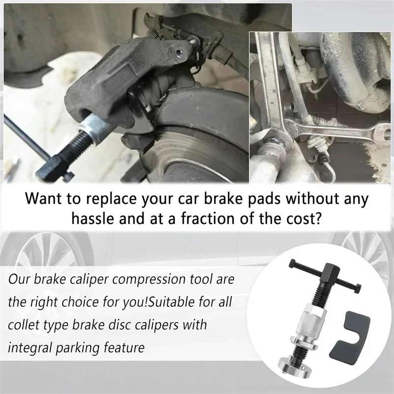 Car Brake Tools Kit Universal Disc Brake Pad Caliper Separator Piston Rewind Tools Auto Car Repair Kit Brake Calipers Tool
