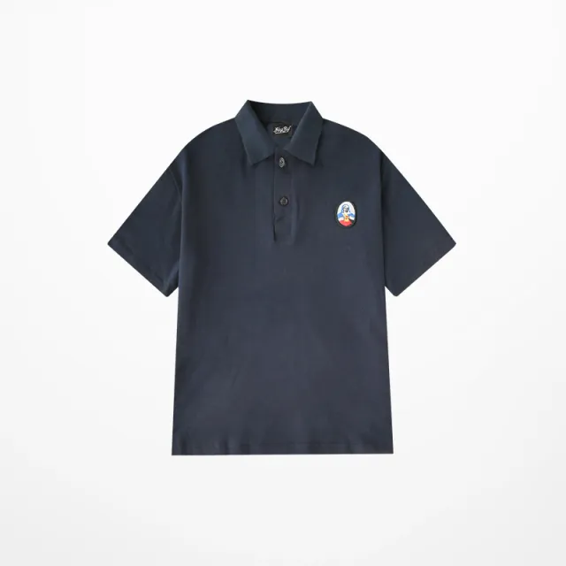 Spring New Fashion Loose POLO Shirt Short Sleeve Blue - Shop at LoveMi