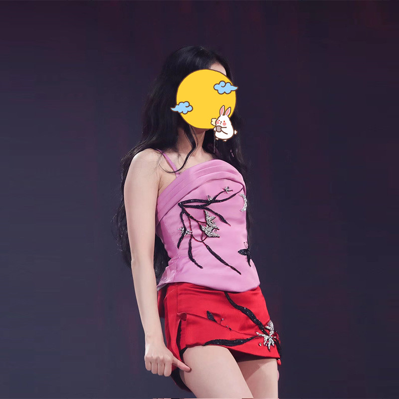 Stage Costume Jazz Dance Suit Female Jisoo L - Shop at LoveMi