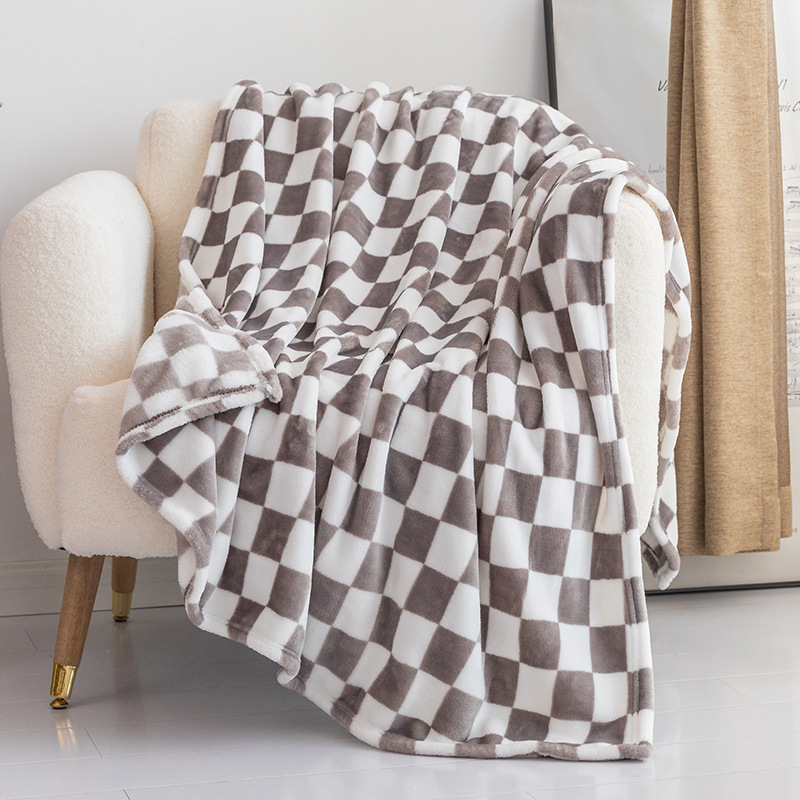 Title 9, Checkerboard Facecloth Printed Blanket. Experie...