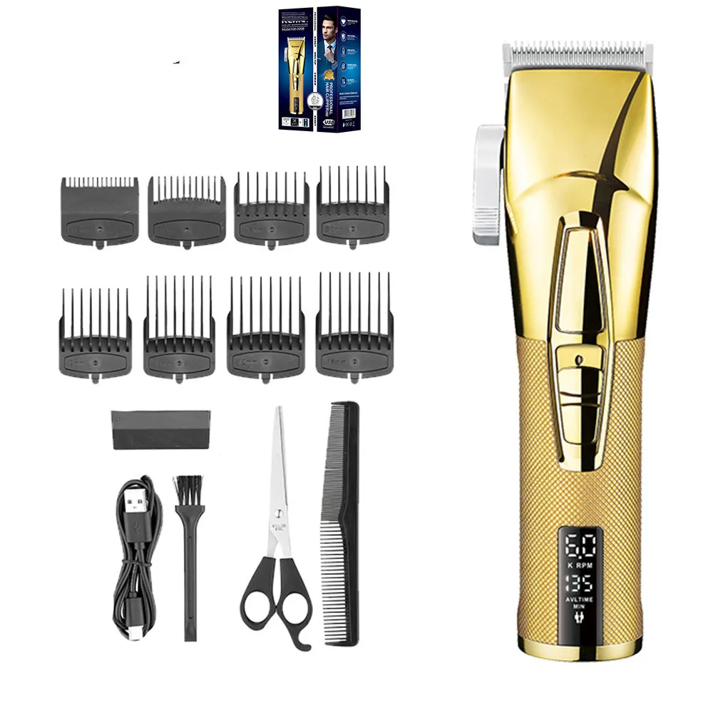7000RPM Electric Hair Clippers Extremely Fine Hair Cutting Machine - Km5096