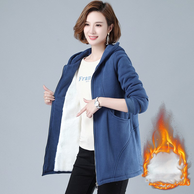 Title 1, Add velvet thickened western style winter jacket