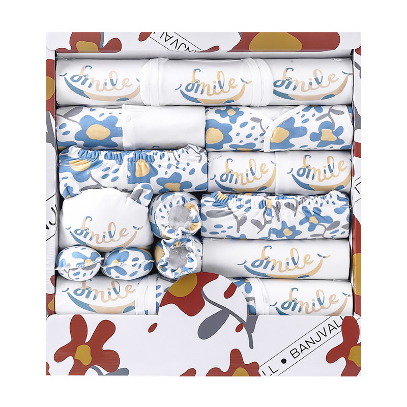 18 Piece Cotton Newborn Clothes Gift (No Box) - Picture 17 of 18
