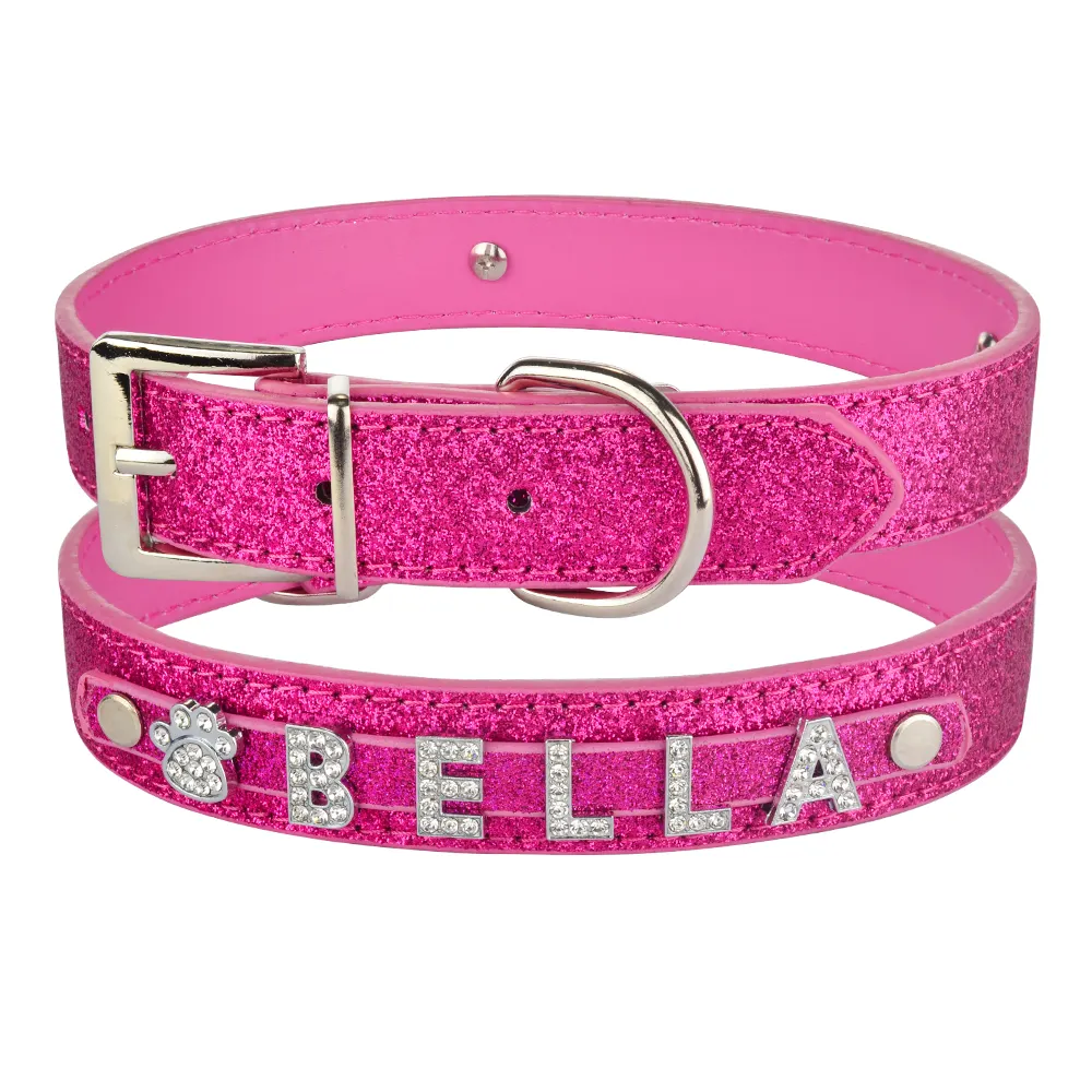 DIY Alphabet Dog Name Pet Collar Wear