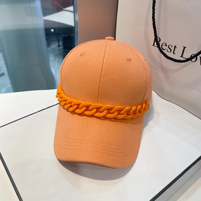 Summer Sunscreen Korean Style Duck Tongue Hat Orange - Shop at LoveMi