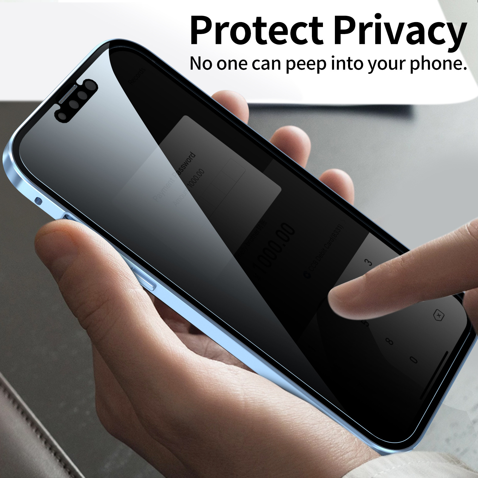 Anti-Privacy Magneto Double Sided Metal Frame Protective Cover - Image 5