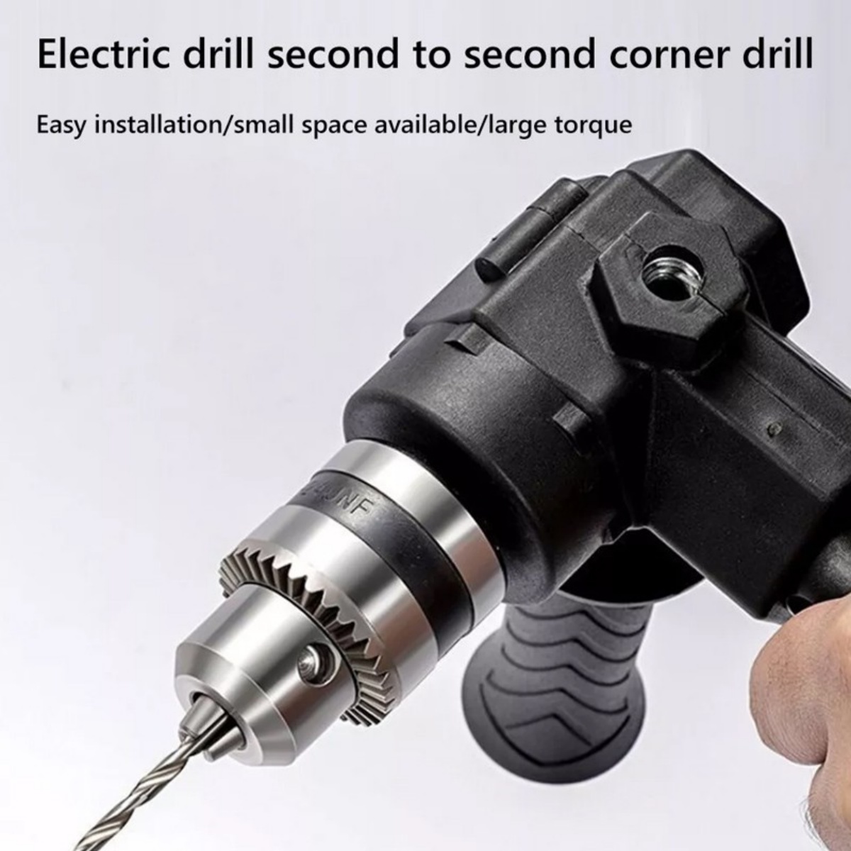 Right Angle 90 Degree Angled Drill Attachment Adapter High Torque Tool — image 8