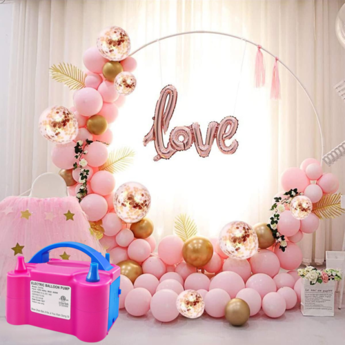 13000pa Electric Balloon Inflator With Dual Nozzle Party Air Blower Xmas UK