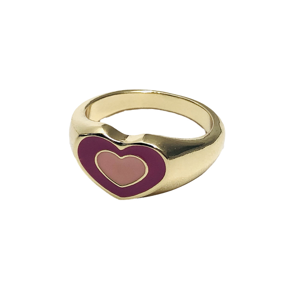 Double Love Element Ring, Ring Gold And Silver Girl