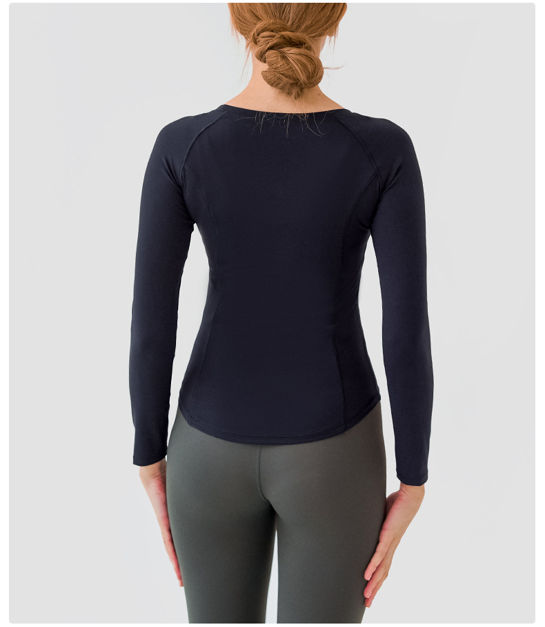 Title 2, Damen Slim Fit Yoga Top, dünn, "Nude Feel", hau...