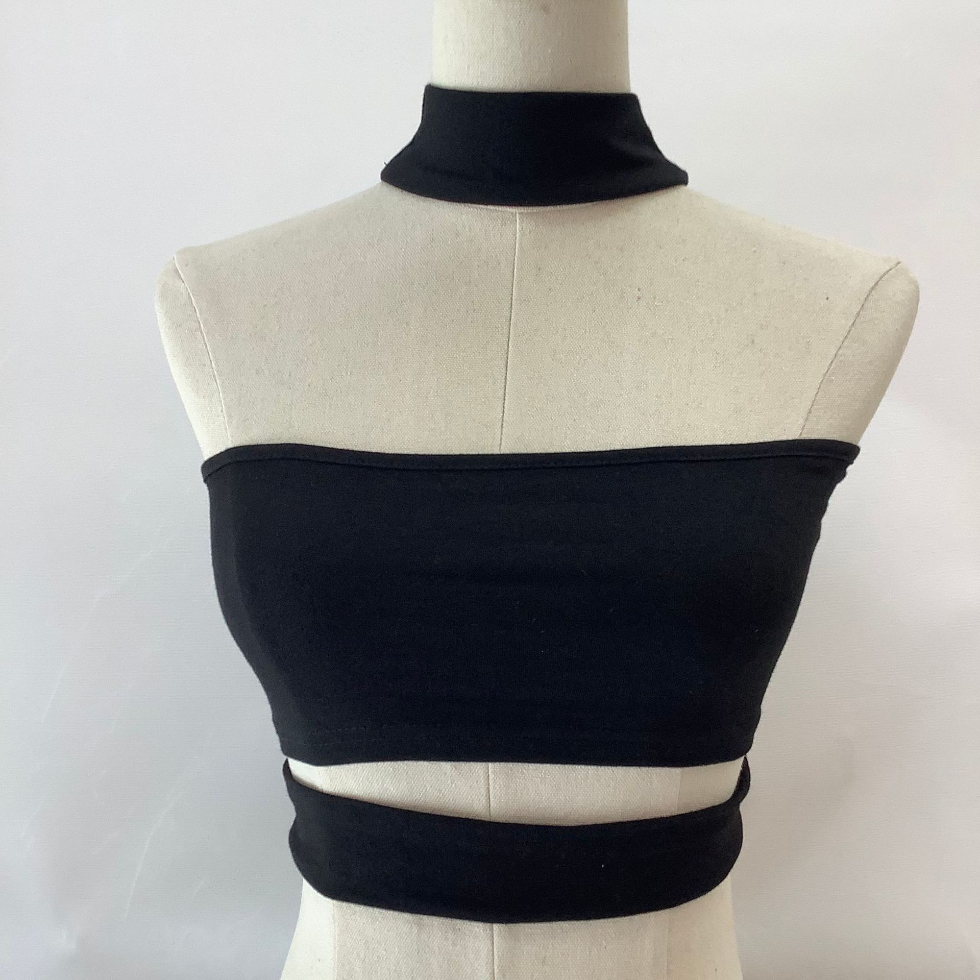Black Inner Vest Without Spaghetti strap Strap Summer Sexy Black - Shop at LoveMi