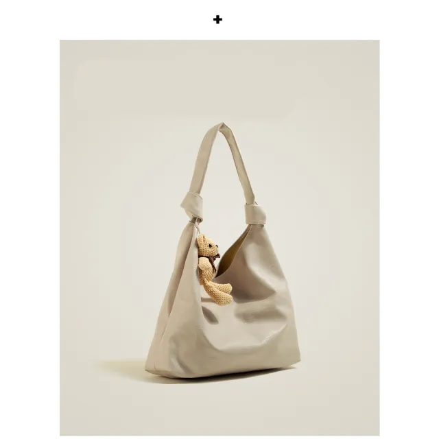 Women's All match Armpit Shoulder Tote Bag Beige - Shop at LoveMi