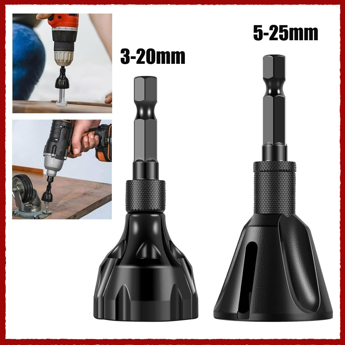 2pcs Thread External Chamfer Tool Tungsten Steel Deburring External Repair Bolt