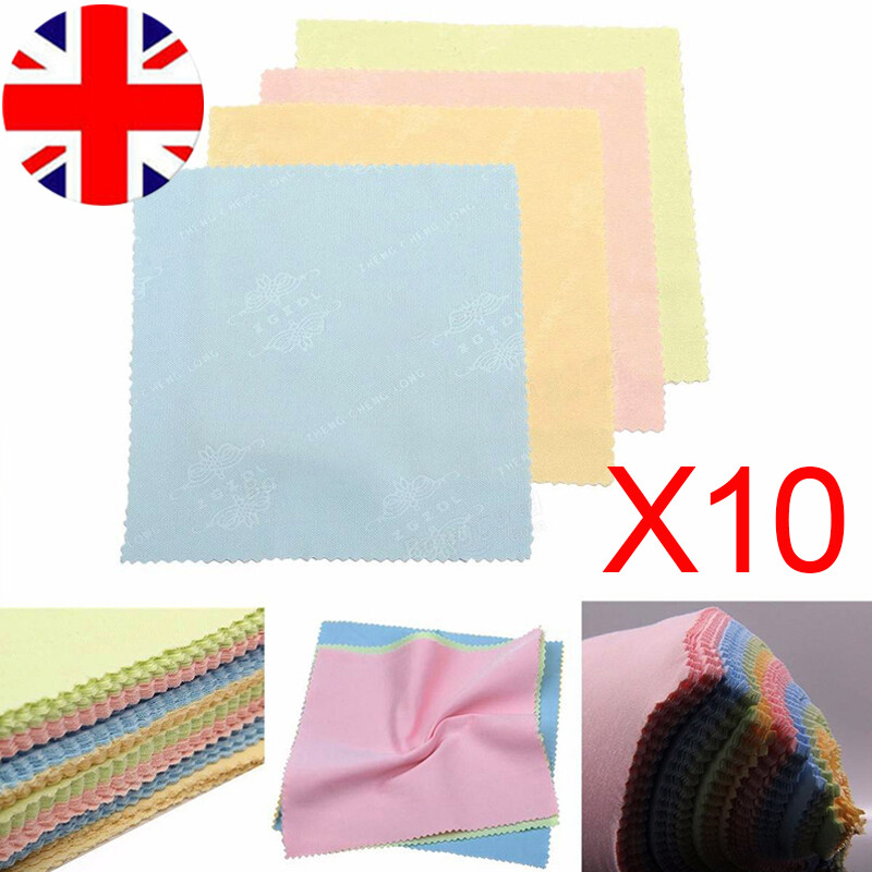 10pcs Cleaning Cloth Glasses Screen Sunglasses Phone Lens Microfibre Spectacles — image 3