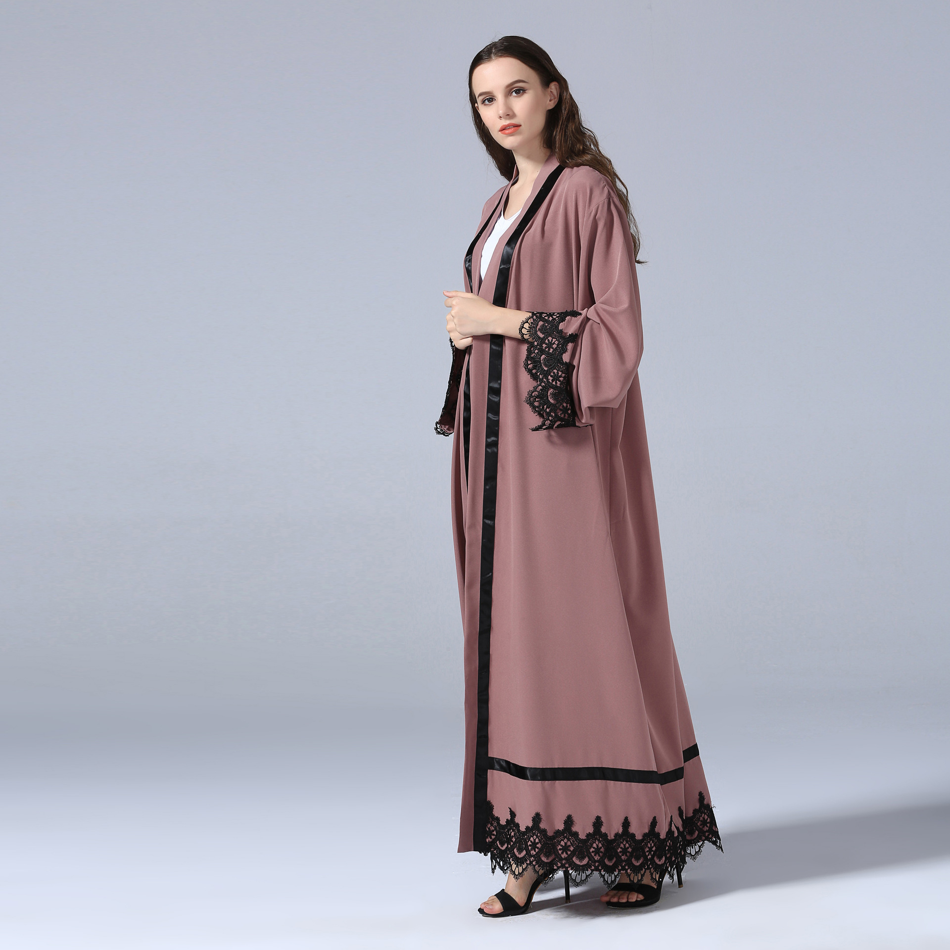 Lace Long Sleeve Maxi Dress, picture 2 of 5