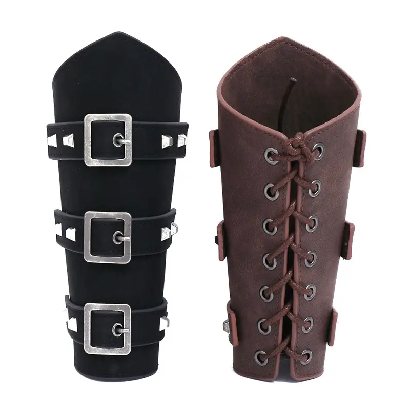Men's Personality Punk Riding Leather Wristband