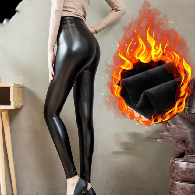 High Waist And Tight Pants In Autumn Winter Super Soft 350G Bright Light 3 - Shop at LoveMi