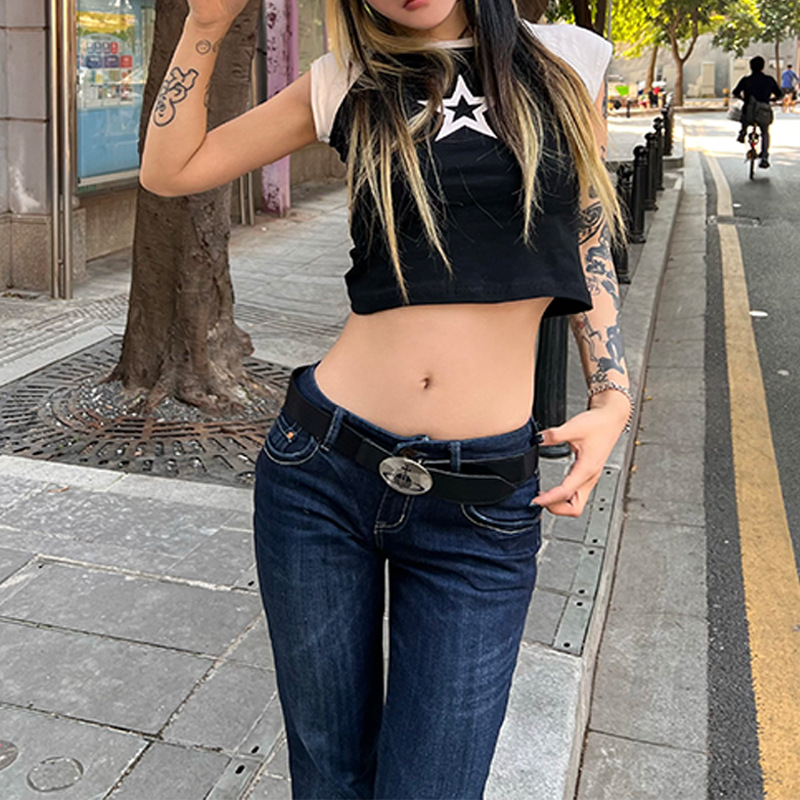 European And American Women's Summer New Urban Casual Crop Top