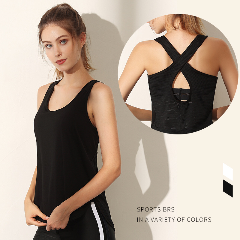 Title 3, Workout Clothes Mesh Mesh Hollow Beautiful Back...