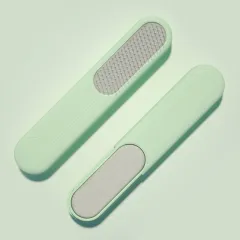Double-sided Hair Removal Massage Comb Cleaning Beauty Tool Combing - Avocado Green - View 1