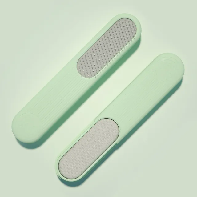 Double sided Hair Removal Massage Comb Cleaning Beauty Tool Combing Avocado Green - Shop at LoveMi
