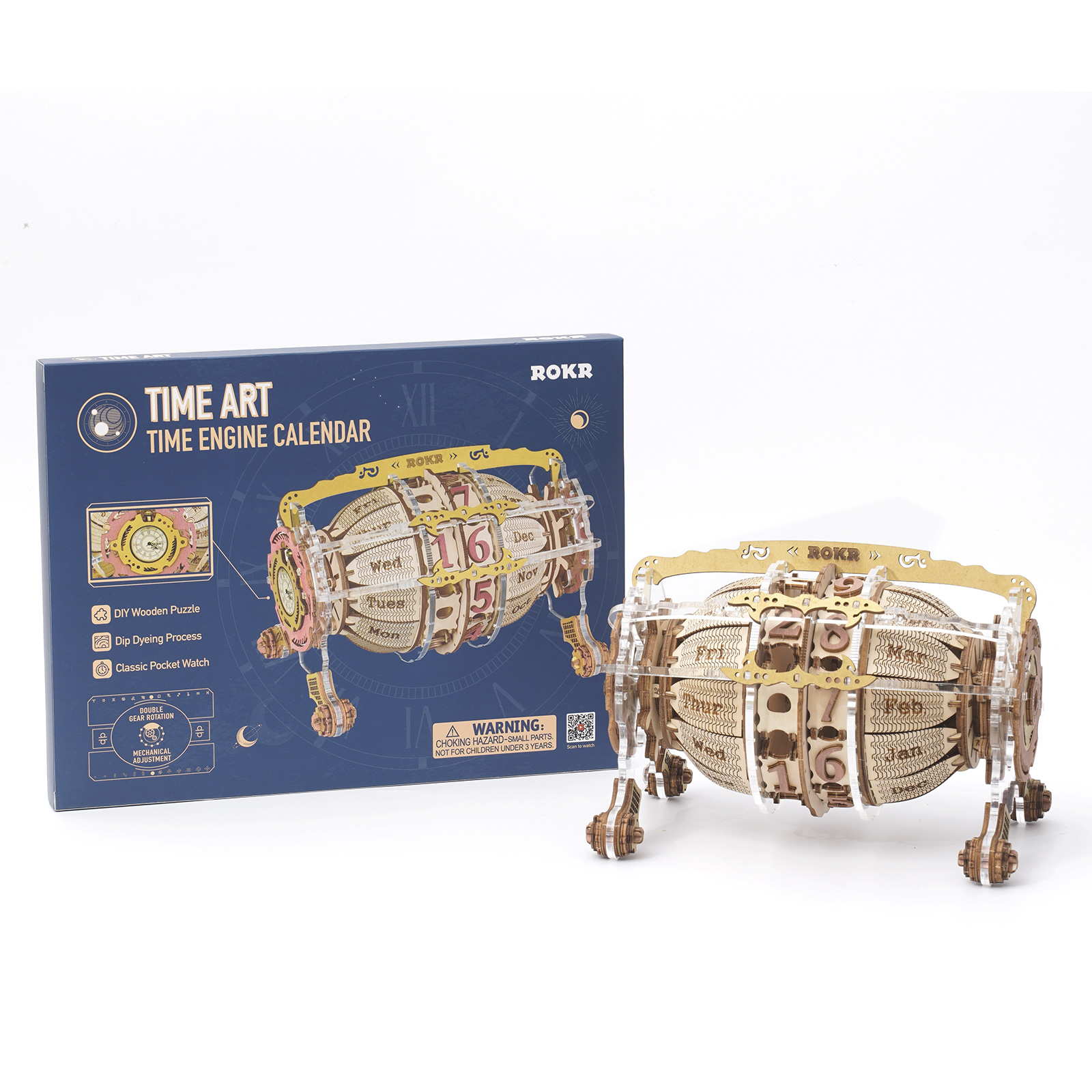 puzzle en bois 3d Puzzle En Bois Horloge Zodiac LC601