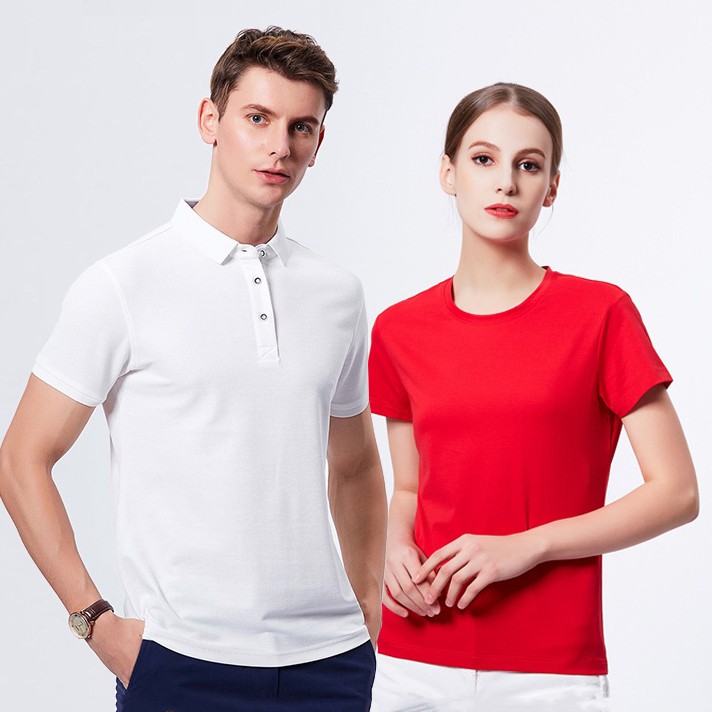 Workwear T-shirt Round Neck Short Sleeve Printing