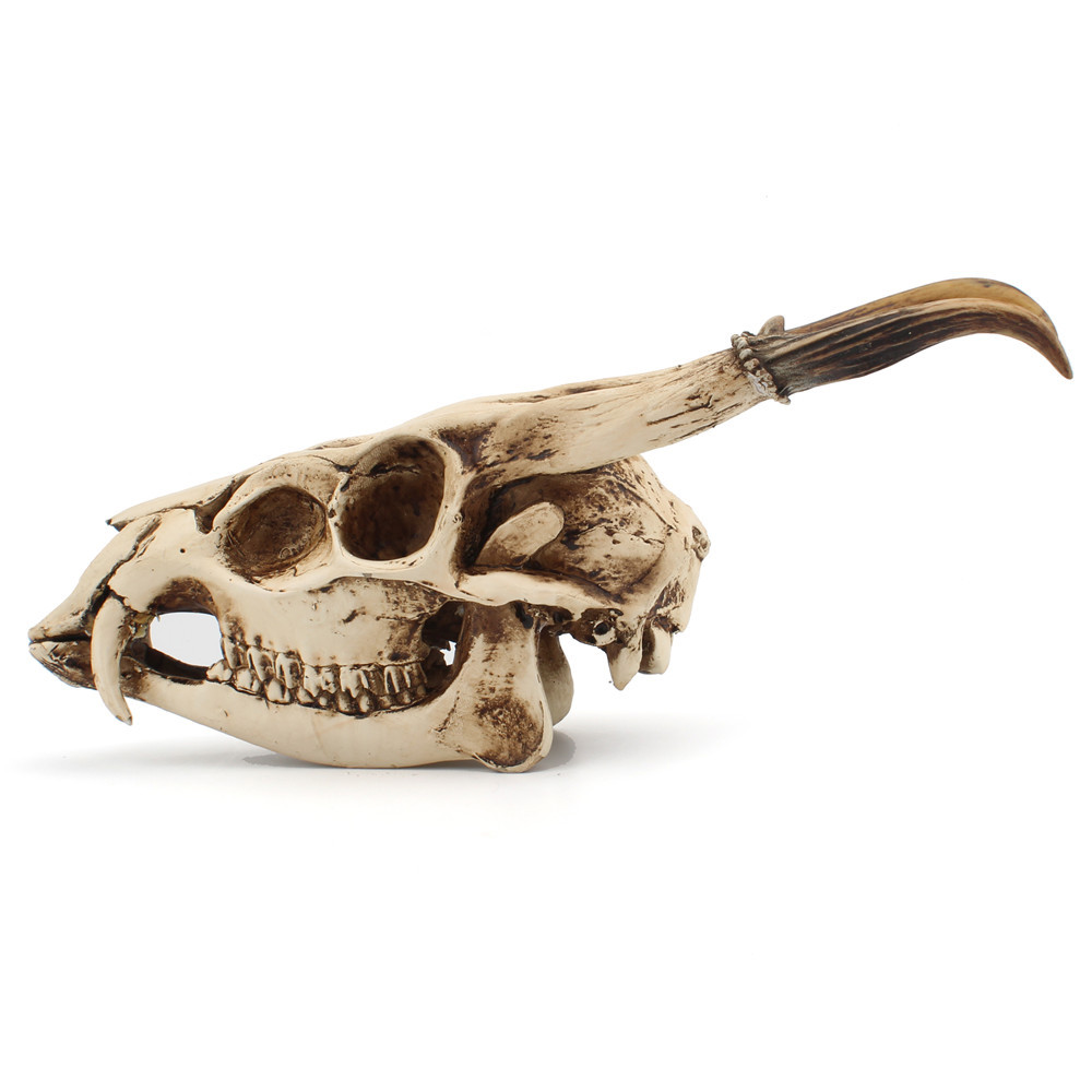 Resin Goat Skull Ornament Three-dimensional Simulation