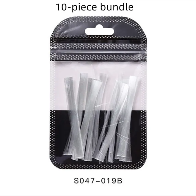 Nail Extender Tool Natural Anti Cracking Fiber Silk Paperless Support White - Shop at LoveMi