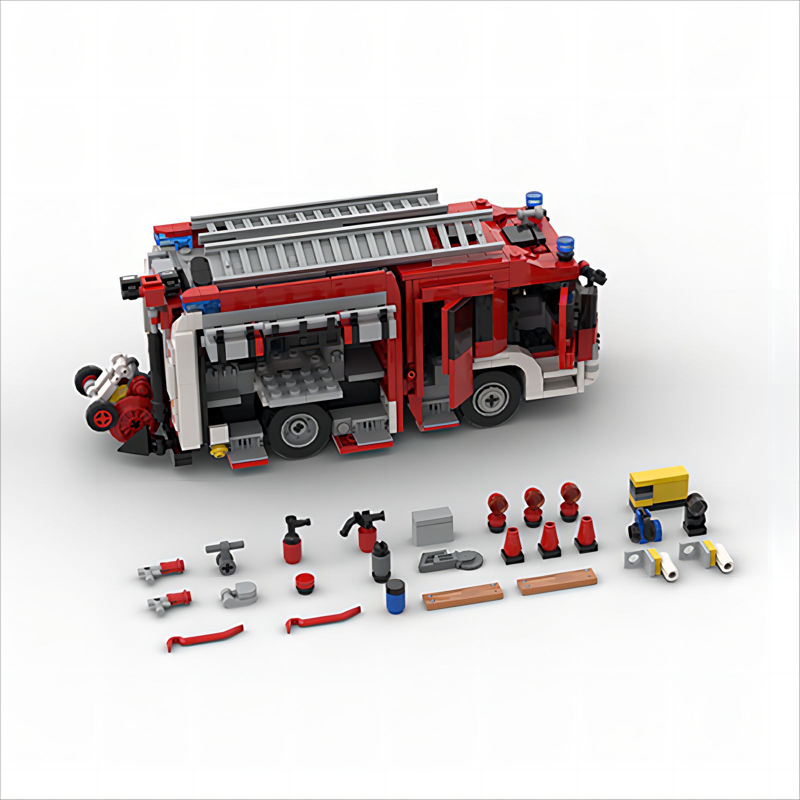 Title 5, MOC-137461 Munich Fire Truck Small Particles