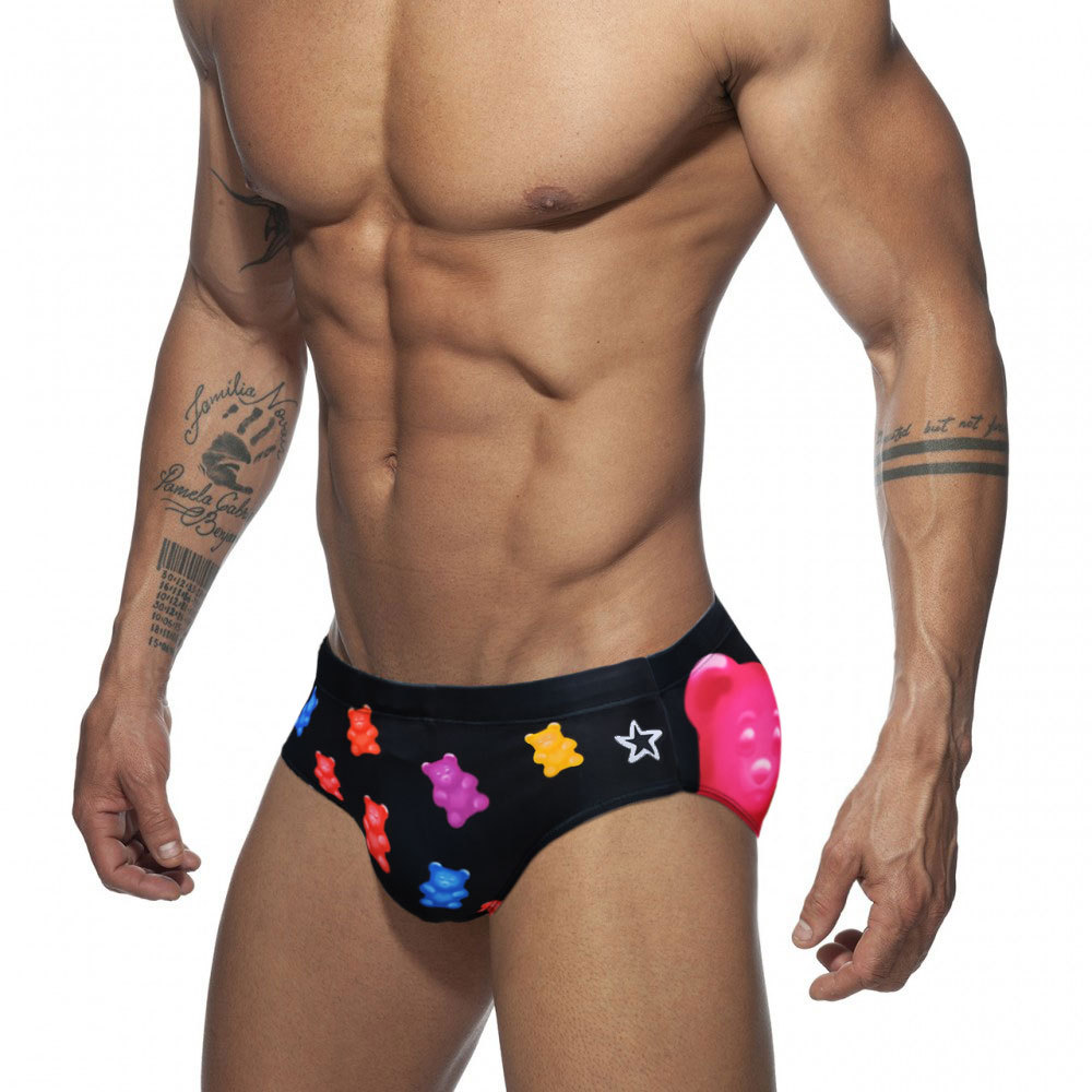 Men's Fashion Cute Bear Candy Briefs