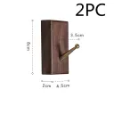 2Pc Black Walnut Square Sectio