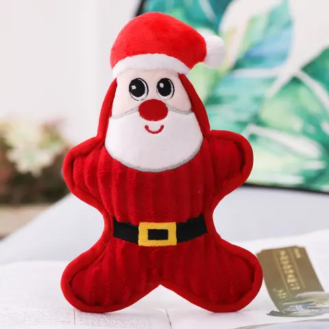 Santa Penguin Snowman Pet Molar Doll Pet Plush Pet