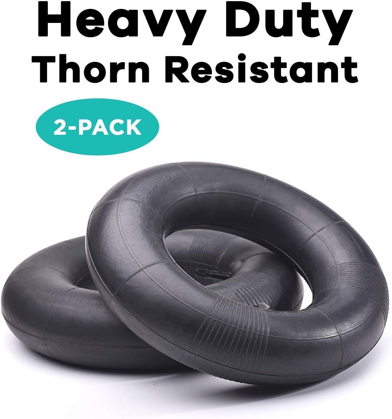 2x 6 TYRE INNERTUBE 13X5.00-6 STRAIGHT VALVE INNER TUBE