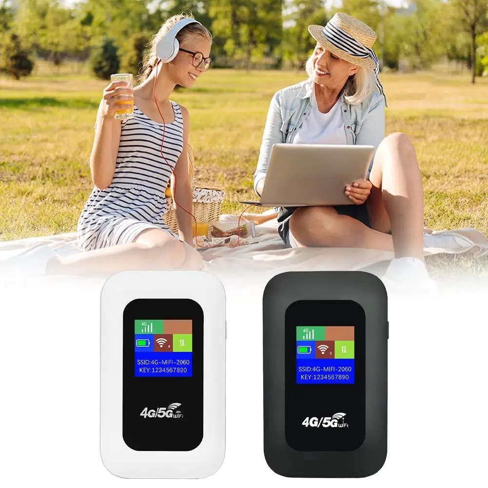 4g Mobile Wifi Router 150mbps 4g Lte Wireless Router Mifi Modem Wifi Hotspot Pocket Card Portable 2100ma Mobile Slot Wit Q1q0