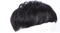 Men's Reissue Block Headreal Hairwhite Hairnatural Lifelikebreathable Wigreissue Top - 18X20 Handwoven Twisted Textu - View 1